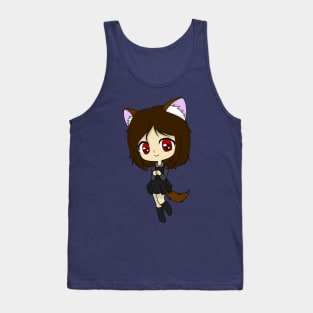 gacha wolf girl chibi Tank Top